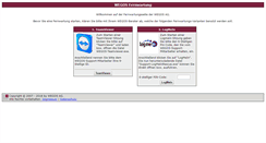 Desktop Screenshot of fernwartung.wegos.de